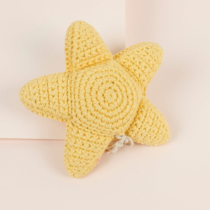 Friendly Star Rattle - Green Tulip