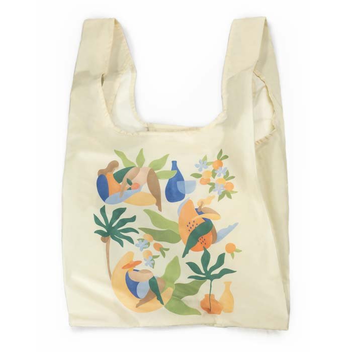 Fruit Cabana Reusable Shopping Bag - Medium - Green Tulip