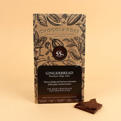 Gingerbread 55% Milk Chocolate Bar