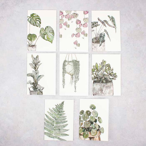 Greenery Notecard Set - Mixed Box of 8