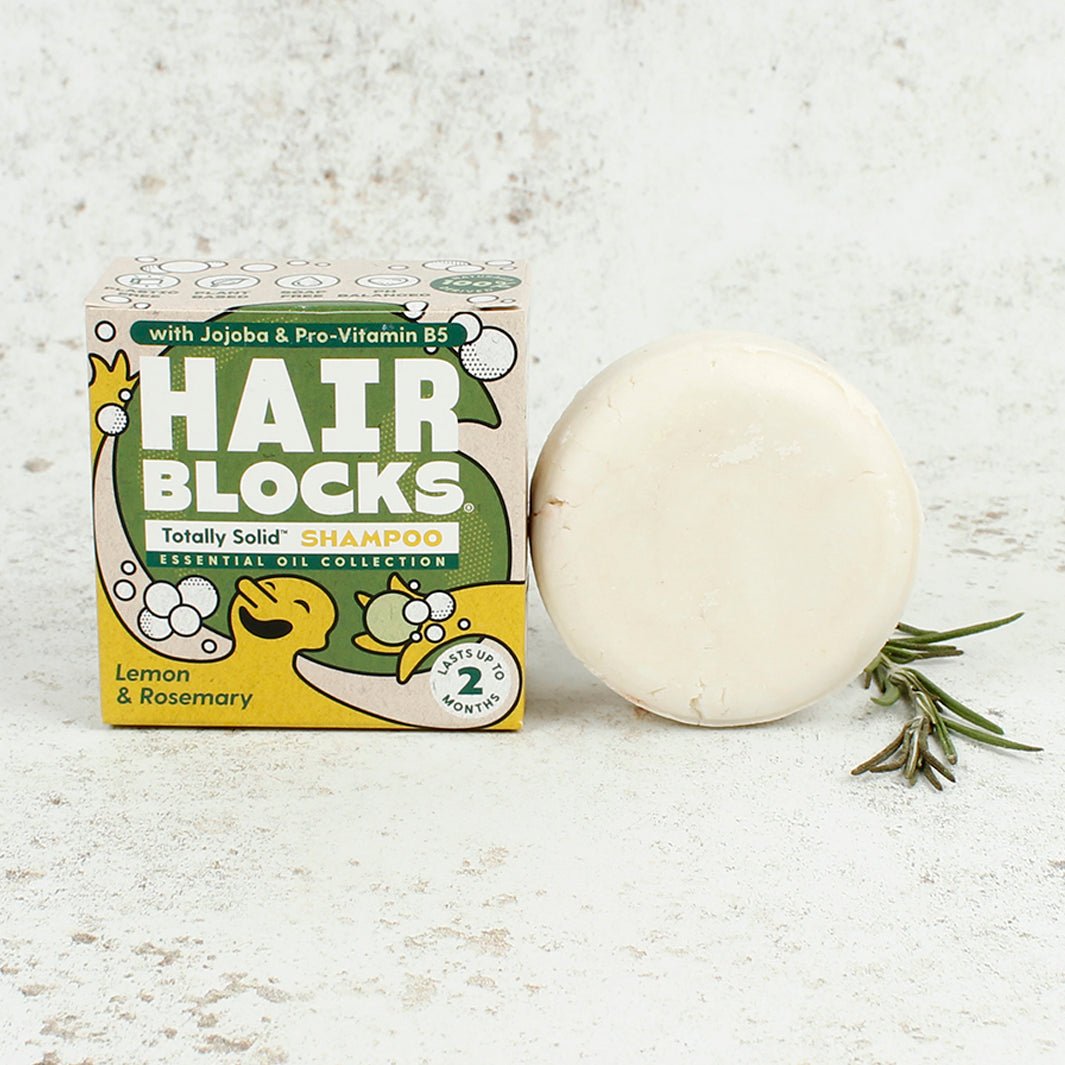 Hair Blocks Essential Oil Solid Shampoo Bar - Green Tulip