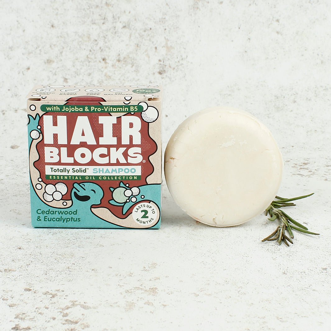 Hair Blocks Essential Oil Solid Shampoo Bar - Green Tulip