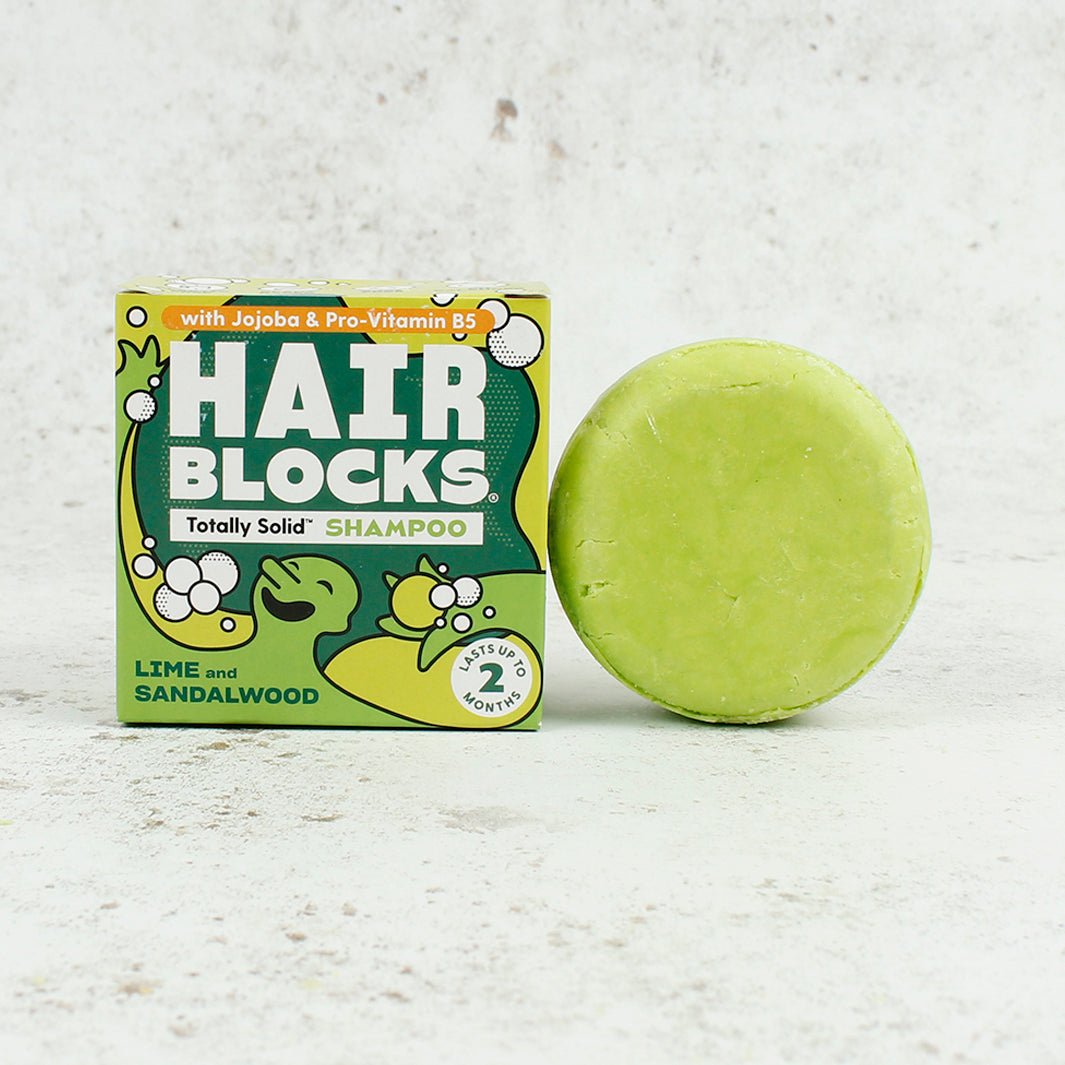 Hair Blocks Solid Shampoo Bar - Green Tulip