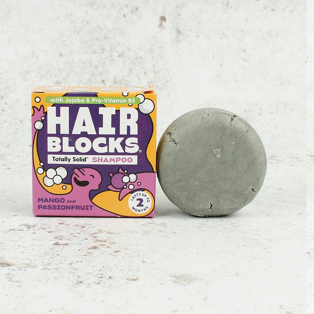 Hair Blocks Solid Shampoo Bar - Green Tulip