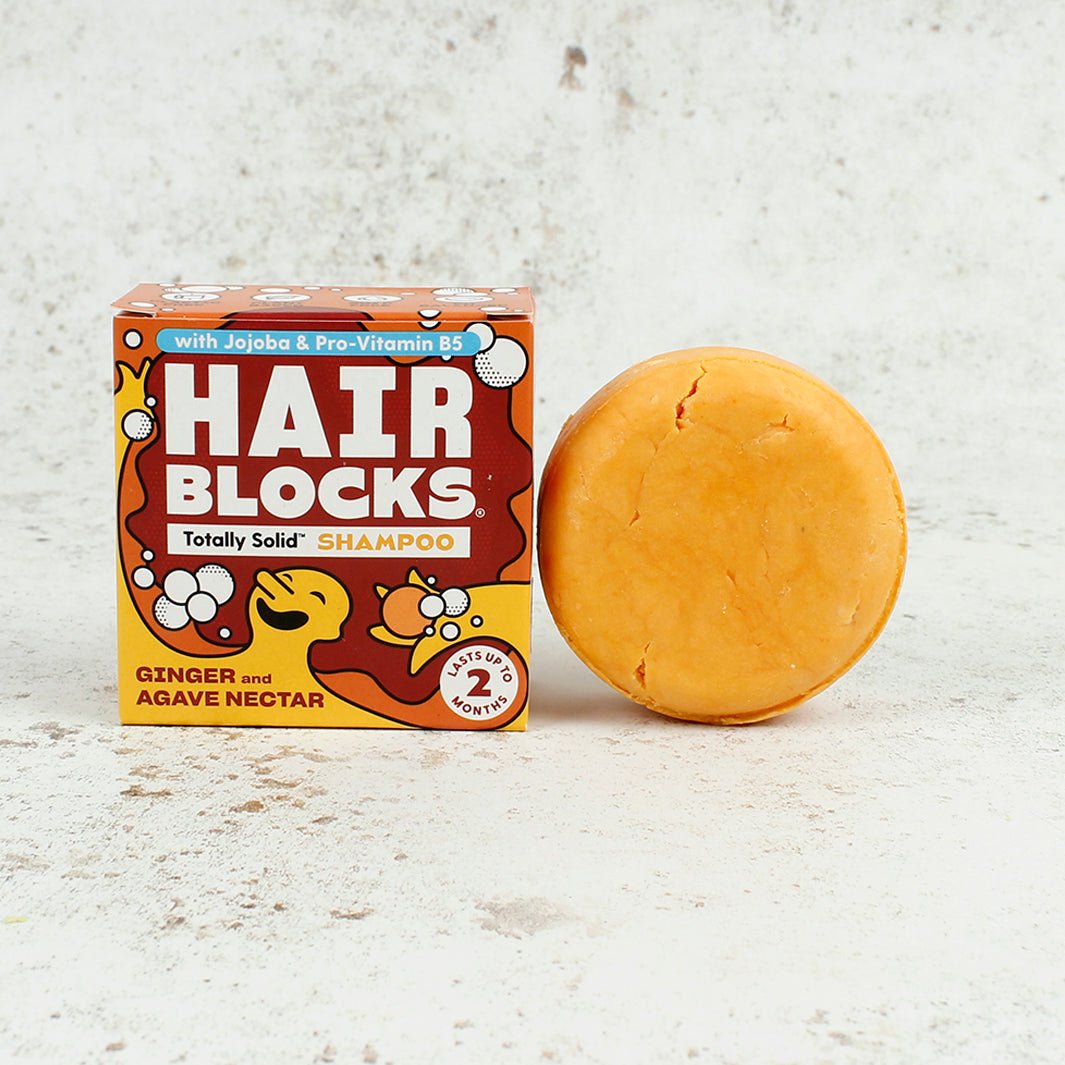 Hair Blocks Solid Shampoo Bar - Green Tulip