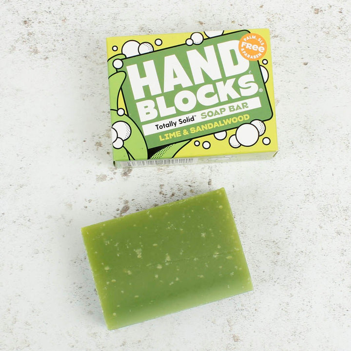 Hand Blocks Hand Soap Bar - Green Tulip