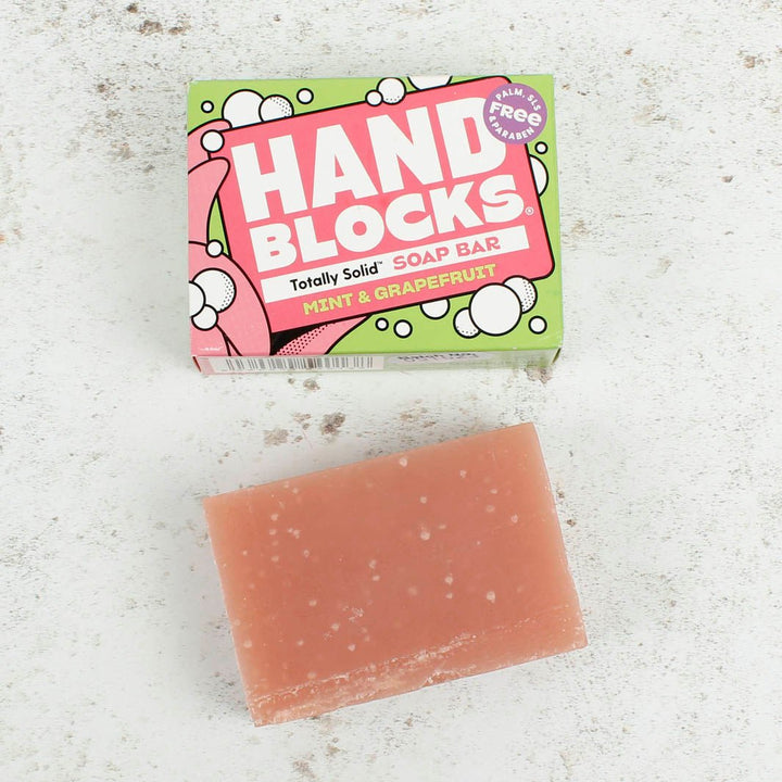 Hand Blocks Hand Soap Bar - Green Tulip