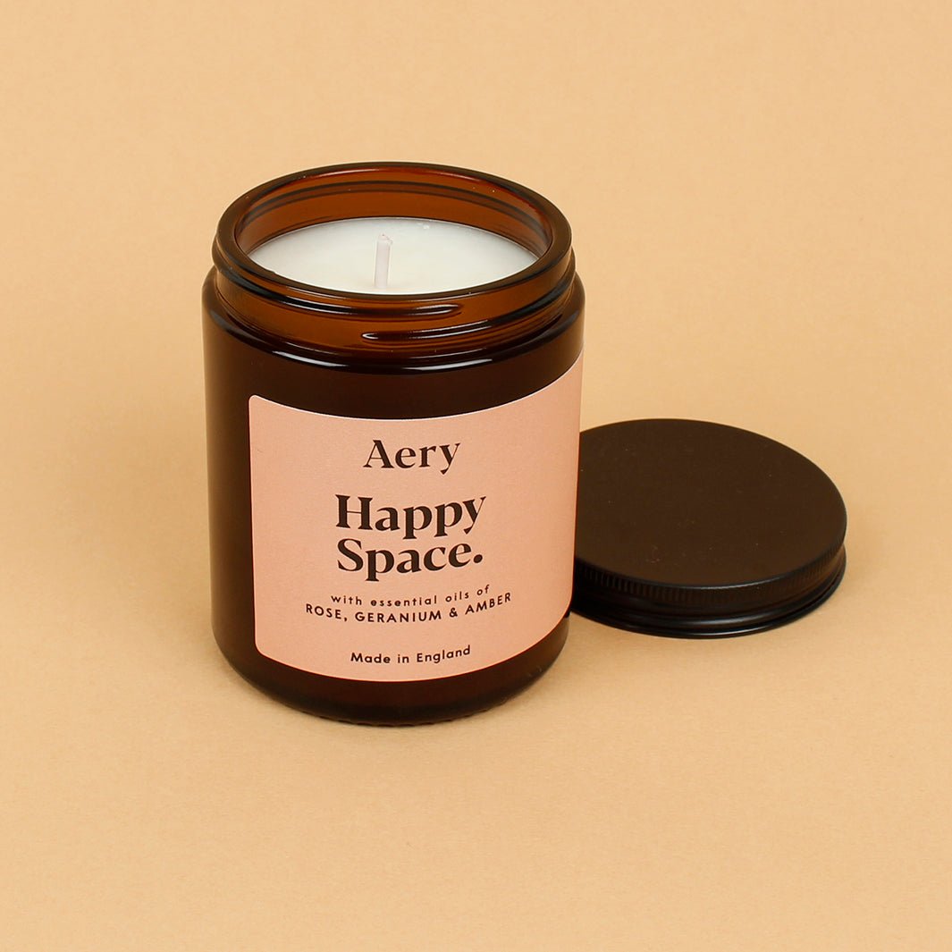 Happy Space Aromatherapy Jar Candle - Medium - Green Tulip