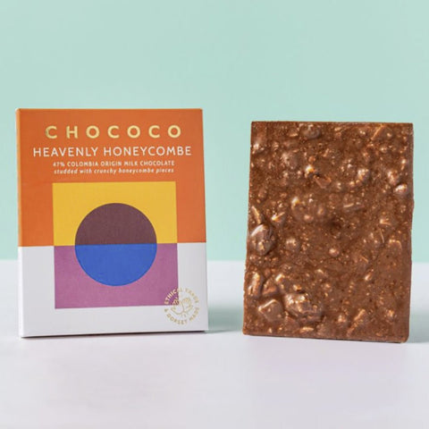 Heavenly Honeycombe - 47% Milk Chocolate Bar with Honeycombe Pieces