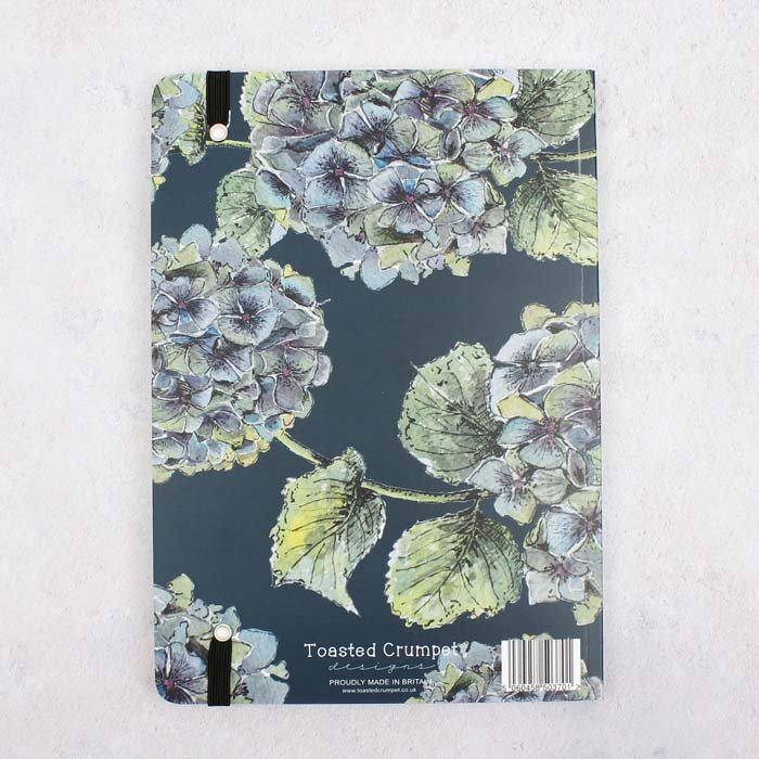 Hydrangea Noir A5 Notebook - Green Tulip