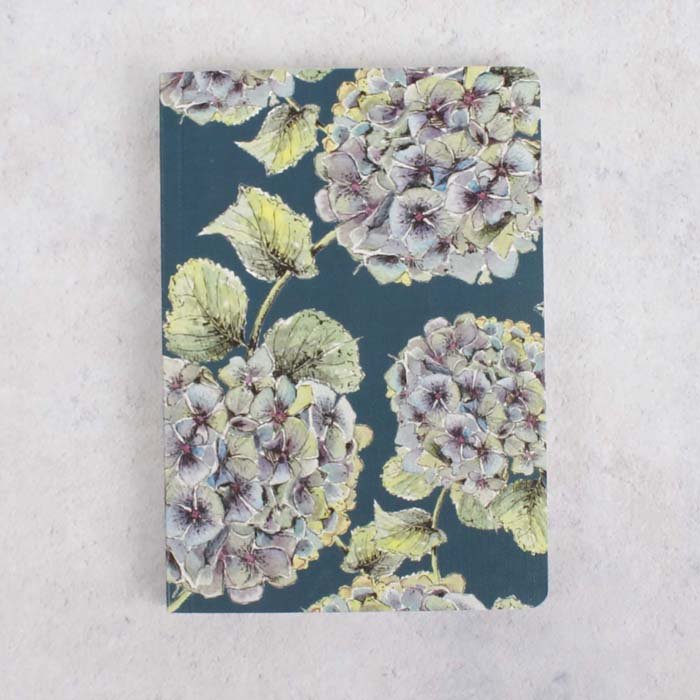 Hydrangea Noir A6 Notebook - Green Tulip