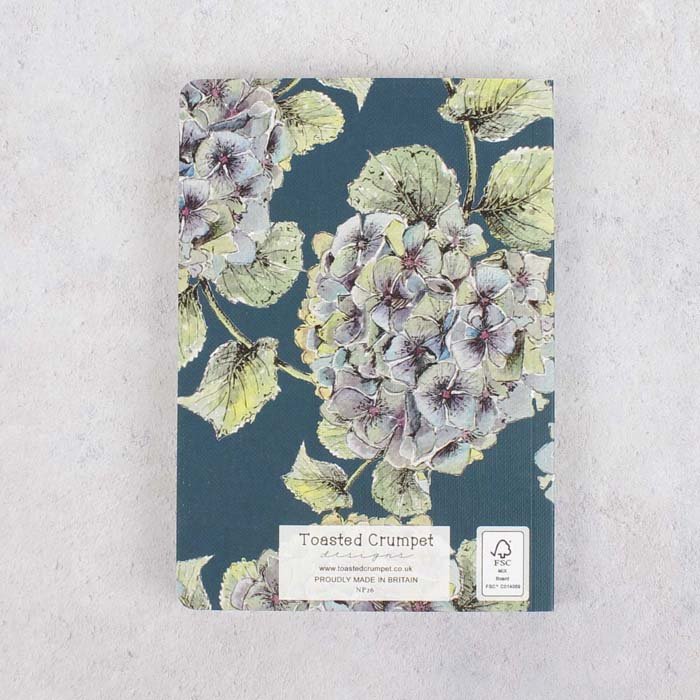 Hydrangea Noir A6 Notebook - Green Tulip