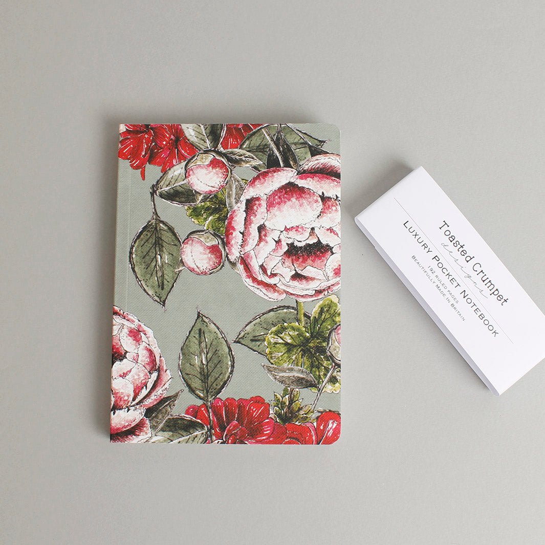 In Full Bloom A6 Notebook - Green Tulip