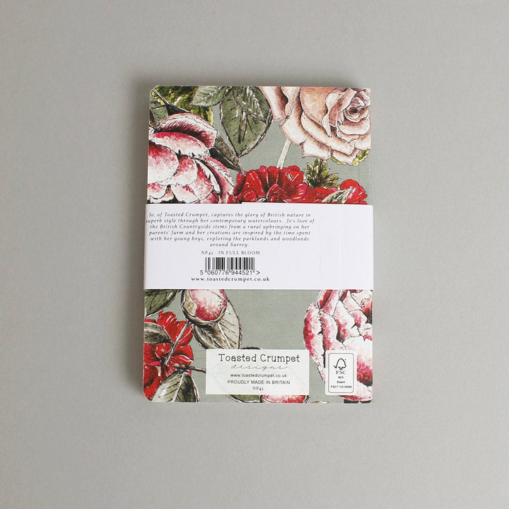 In Full Bloom A6 Notebook - Green Tulip