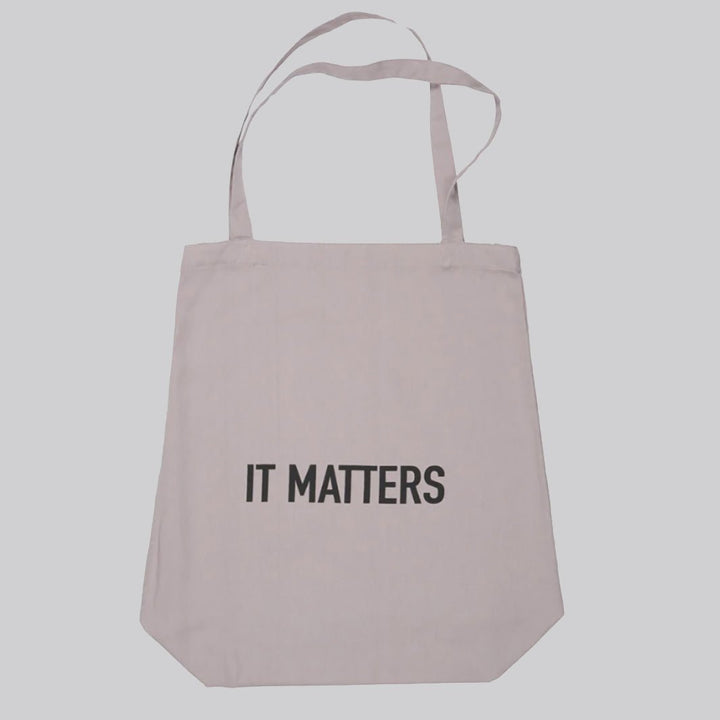 It Matters Tote Bag - Green Tulip