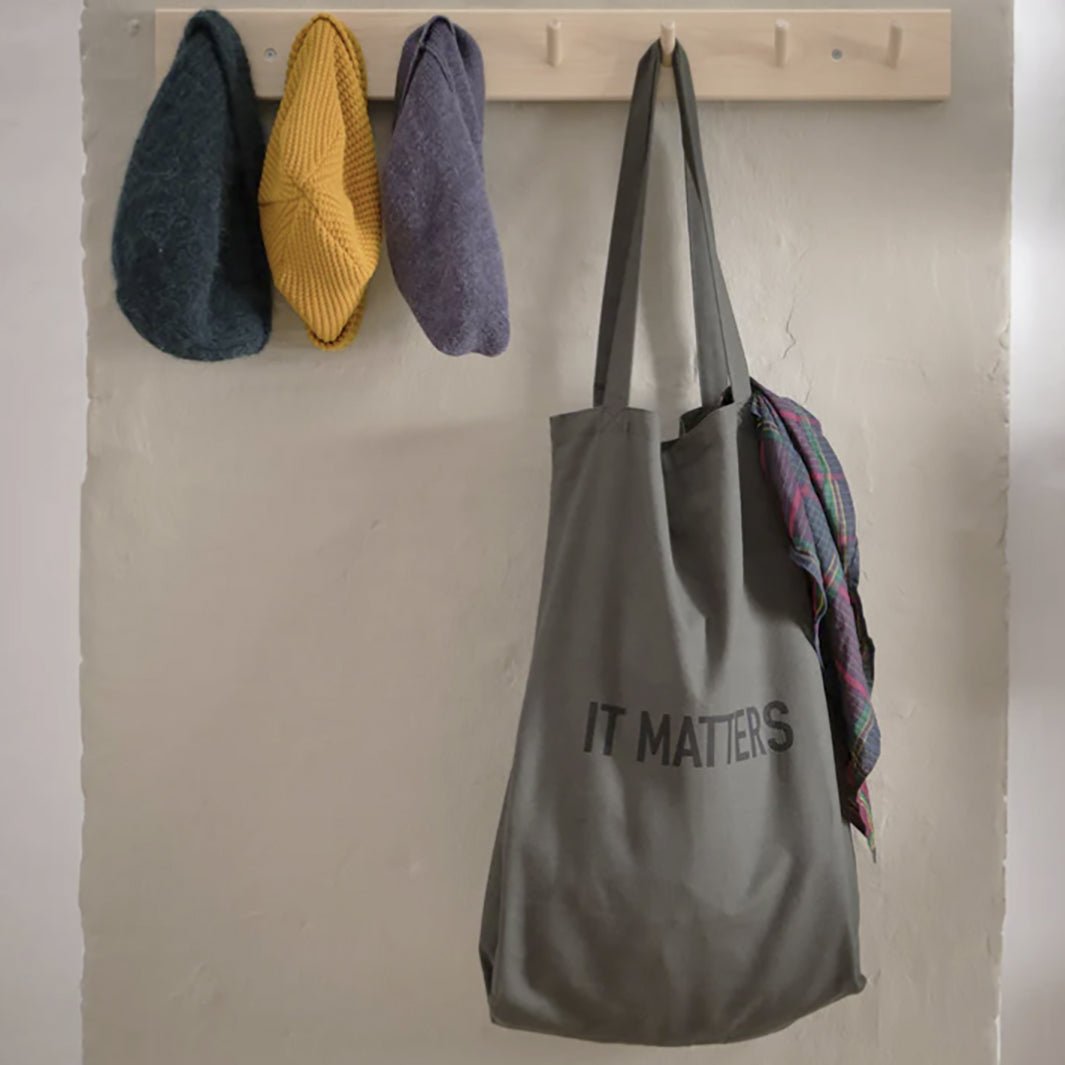 It Matters Tote Bag - Green Tulip