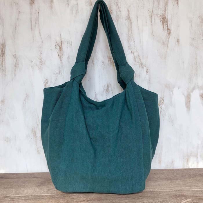 Jogi Cotton Everyday Shoulder Bag - Teal Green - Green Tulip