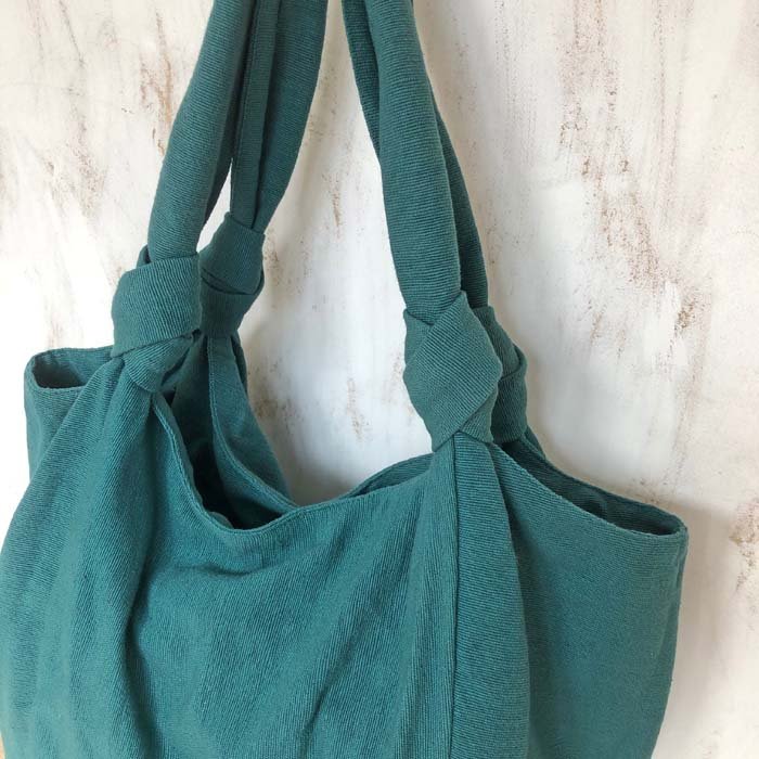 Jogi Cotton Everyday Shoulder Bag - Teal Green - Green Tulip