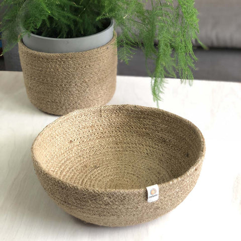 Jute Bowl Natural - Large