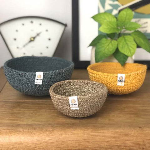 Jute Mini Bowl Set - Beach