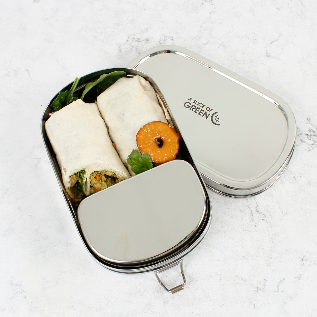 Kangra - Lunch Box with Mini Container - Green Tulip