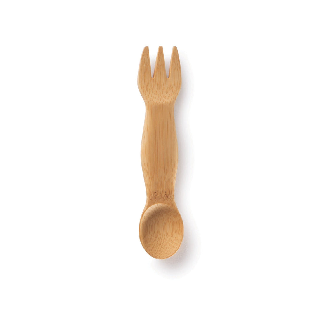 Kid's Bamboo Feeding Utensils - 18m+ - Green Tulip