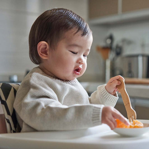 Kid's Bamboo Feeding Utensils - 18m+