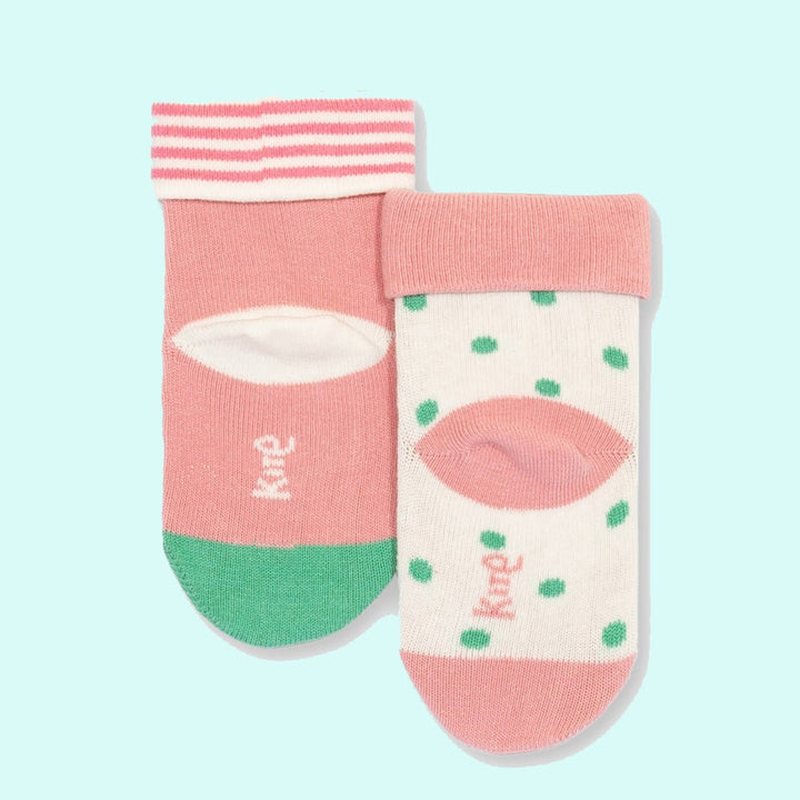 Lady Daisy Baby Socks - Green Tulip