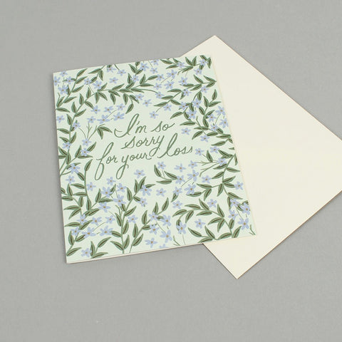 Laurel Sympathy Card