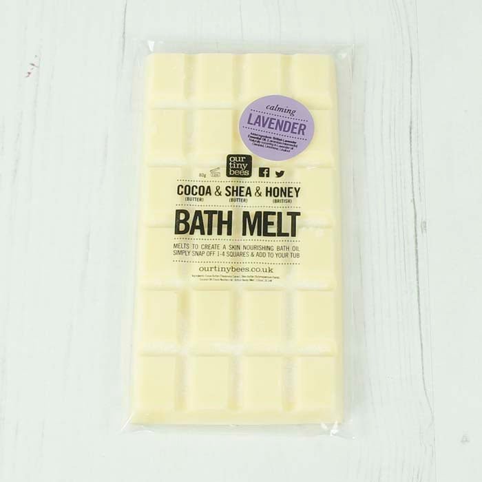 Lavender Bath Melt Bar - Green Tulip