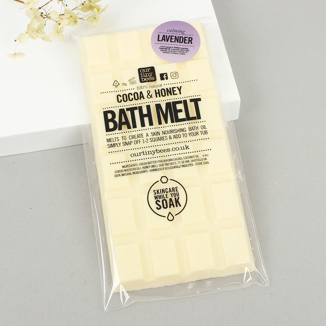 Lavender Bath Melt Bar - Green Tulip