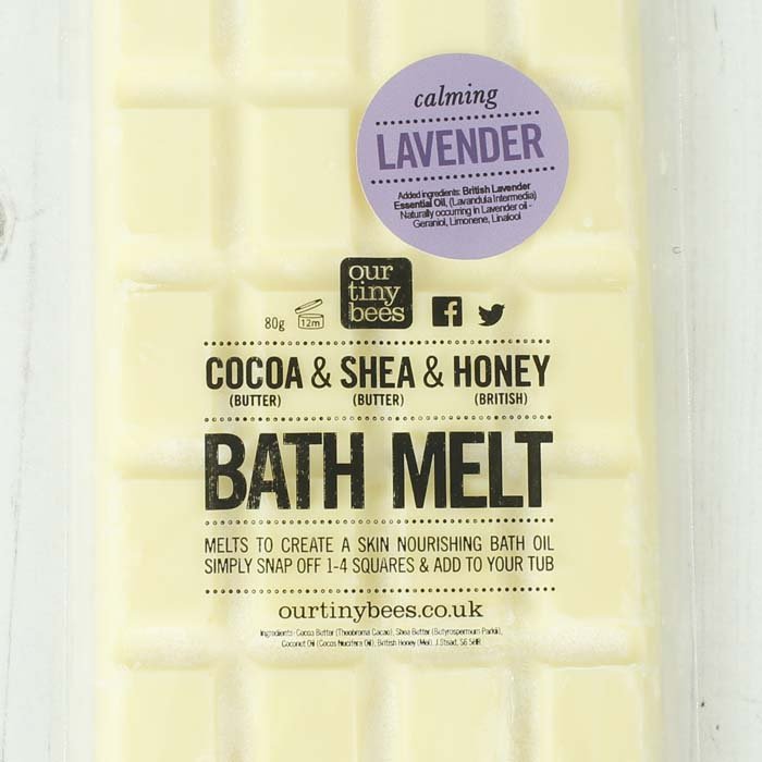 Lavender Bath Melt Bar - Green Tulip