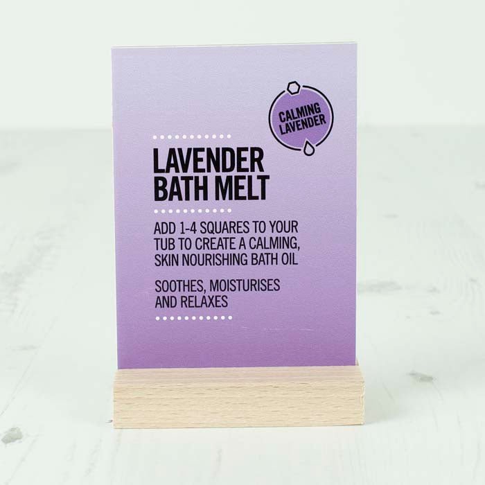 Lavender Bath Melt Bar - Green Tulip