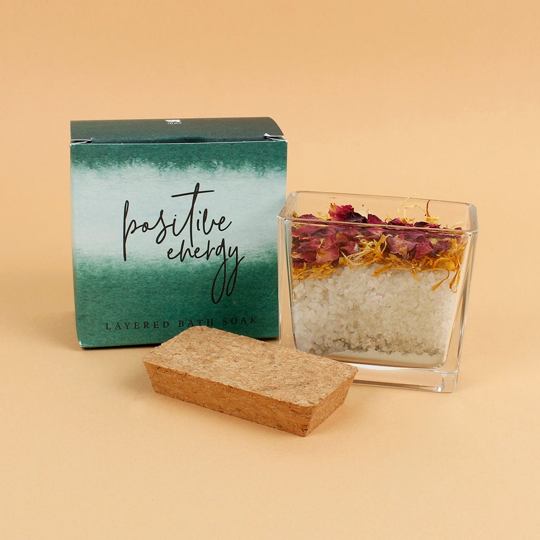 Layered Bath Soak - Positive Energy - Green Tulip