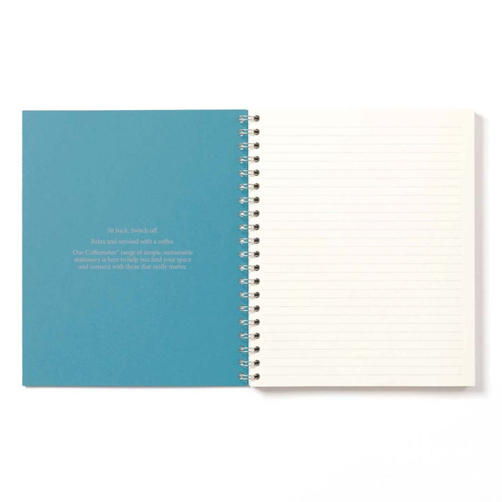 Lined Wirobound Notebook - Medio (A5) - Azzuro - Green Tulip