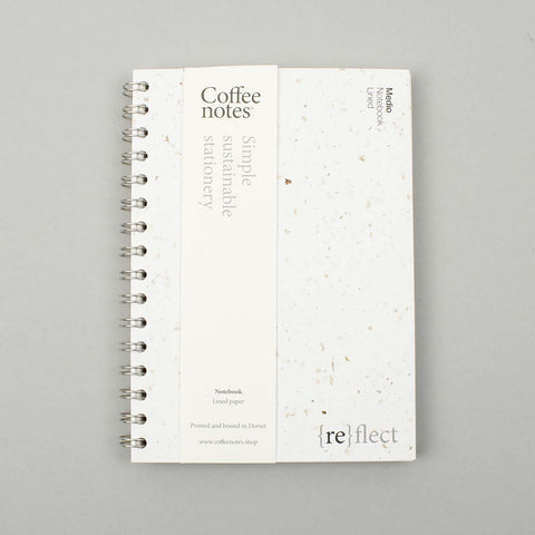 Lined Wirobound Notebook - Medio (A5) - Grounds