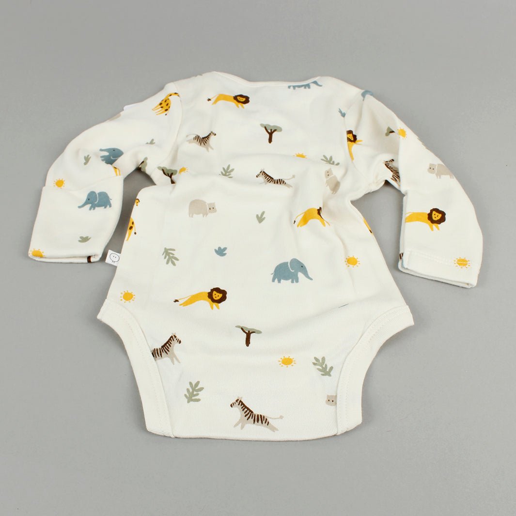 Long Sleeve Bodysuit - Safari - Green Tulip