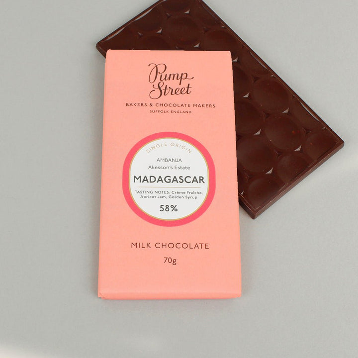 Madagascar 58% Milk Chocolate Bar - Green Tulip