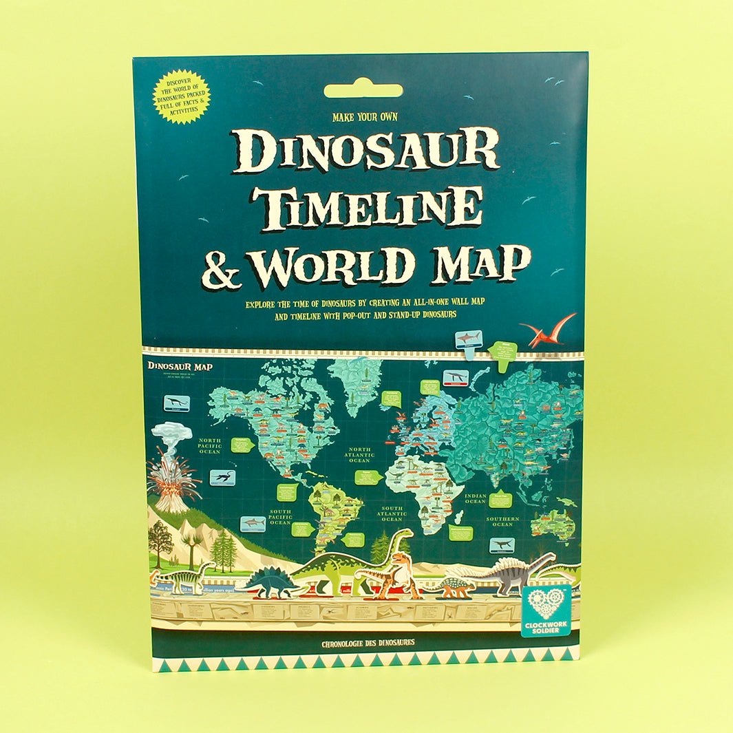 Make Your Own Dinosaur Timeline & Map - Green Tulip