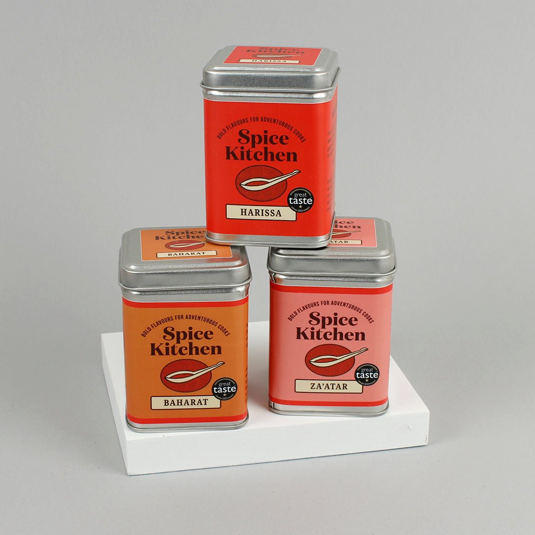 Middle Eastern Blend Trio - Baharat, Harissa & Za'atar - Green Tulip