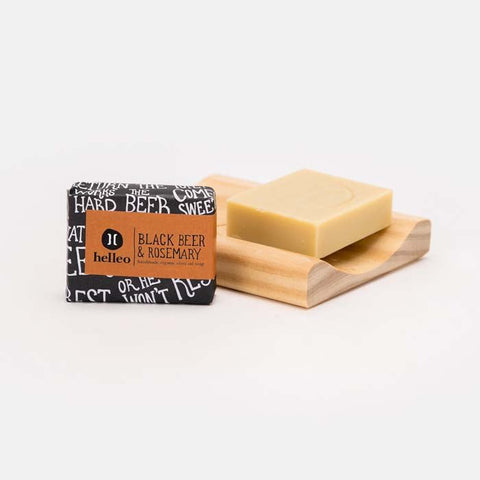 Mini Black Beer & Rosemary Olive Oil Soap