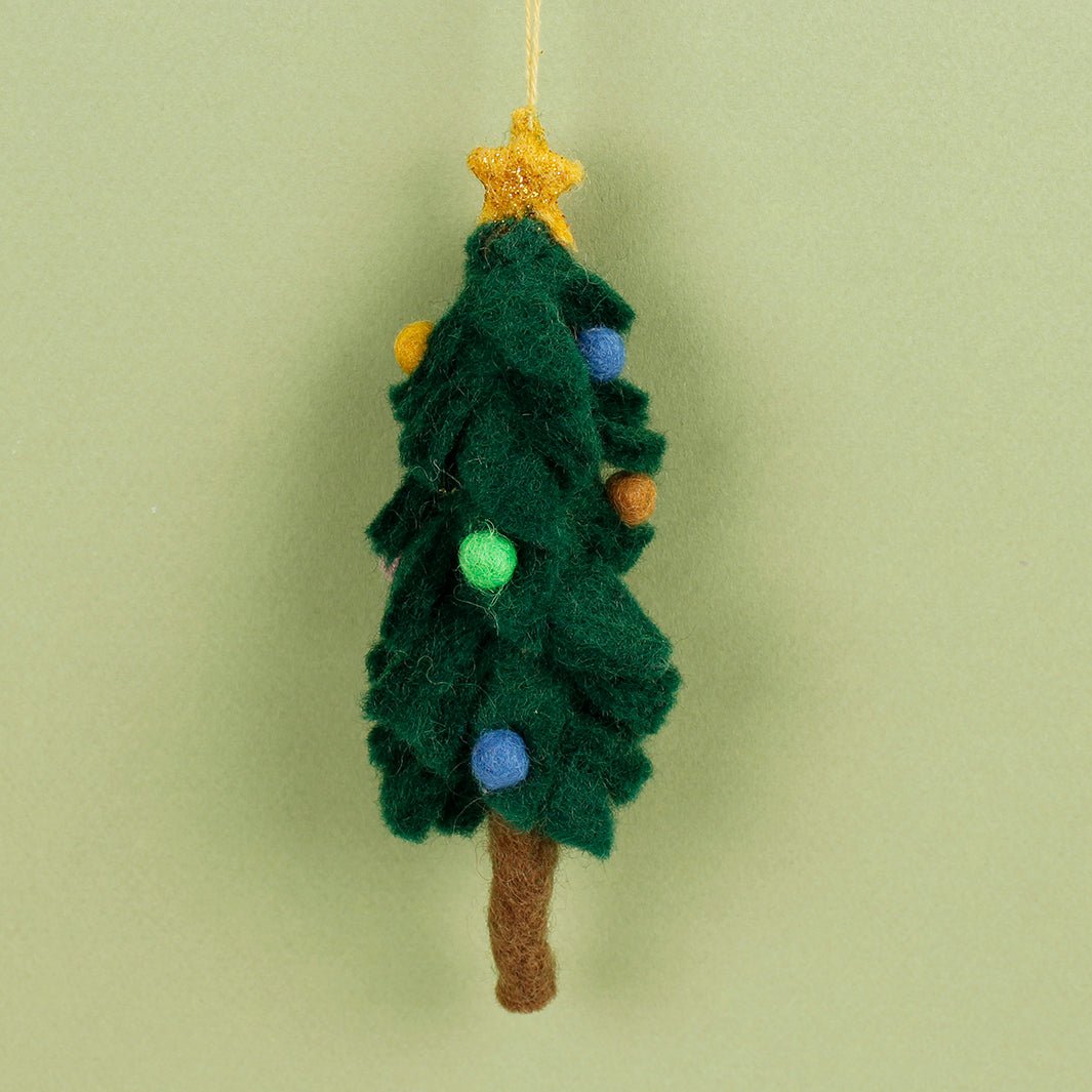 Mini Felt Christmas Tree - Green Tulip