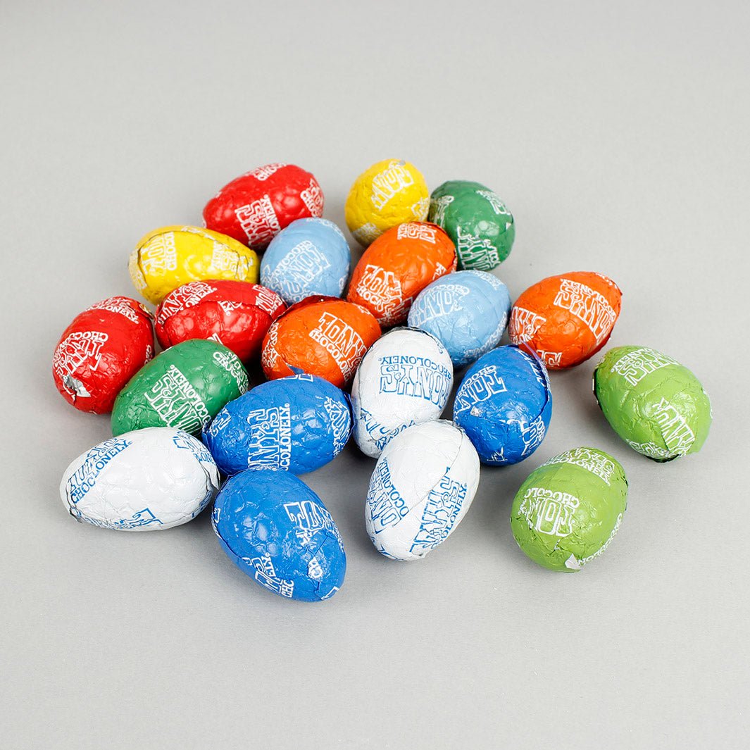 Mixed Pouch of 20 Egg - stra Special Chocolate Eggs - Green Tulip