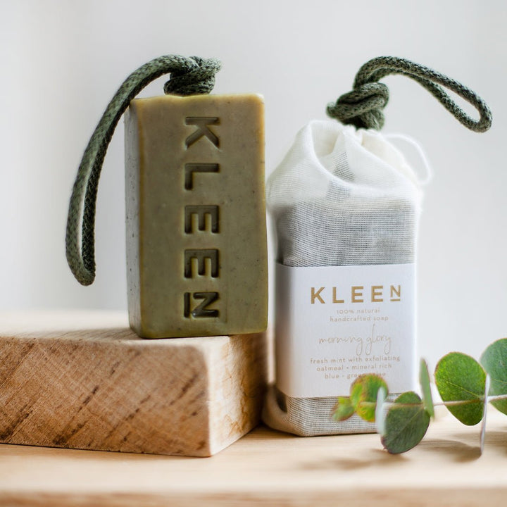 Morning Glory Soap On A Rope - Green Tulip