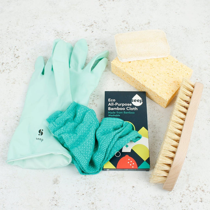 Natural Cleaning Equipment Kit - Green Tulip