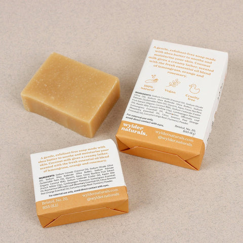 Natural Soap Bar - Lemongrass & Coconut Milk with Shea Butter