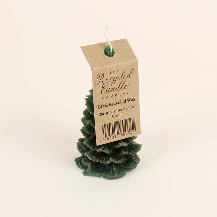 Nordic Spruce & Holly Christmas Tree Candle - Green Tulip