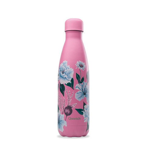 *NQP* 500ml Insulated Stainless Steel Bottle - The Bouquet Collection - Bouquet Hibiscus