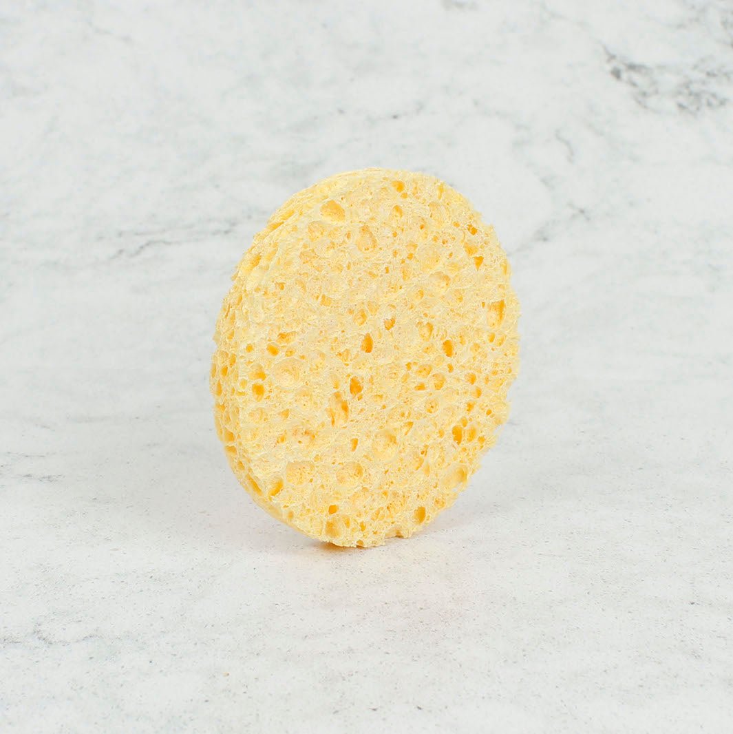 *NQP* Cellulose Sponges - Unpackaged - Facial Sponge - Green Tulip