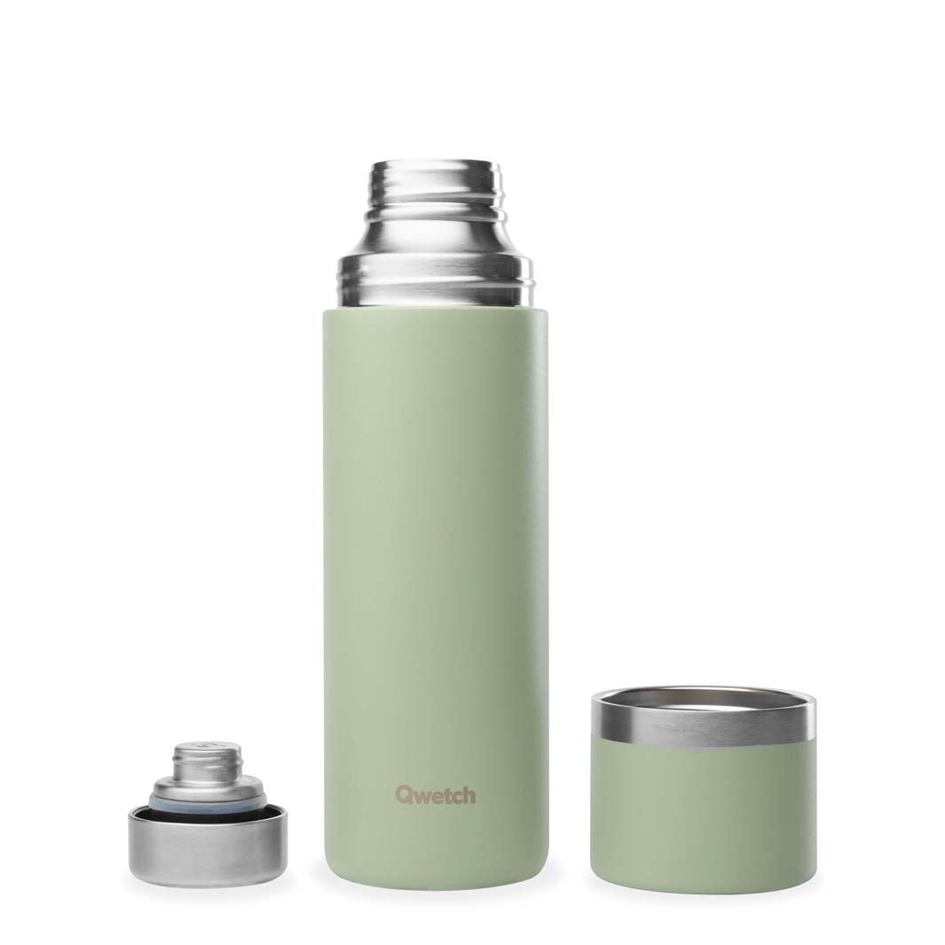 *NQP* Insulated Stainless Steel Flask – 750ml - Linden Green - Green Tulip